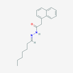 N'-[(1E)-heptylidene]-2-(naphthalen-1-yl)acetohydrazide