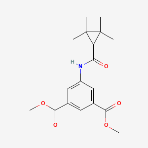 Dimethyl 5-{[(2,2,3,3-tetramethylcyclopropyl)carbonyl]amino}benzene-1,3-dicarboxylate