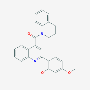 3,4-dihydroquinolin-1(2H)-yl[2-(2,4-dimethoxyphenyl)quinolin-4-yl]methanone