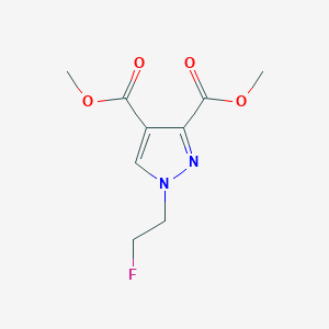 Dimethyl 1-(2-fluoroethyl)-1H-pyrazole-3,4-dicarboxylate