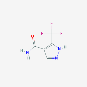 5-(Trifluoromethyl)-1H-pyrazole-4-carboxamide