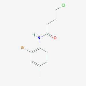 N-(2-bromo-4-methylphenyl)-4-chlorobutanamide