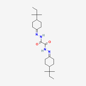 N'~1~,N'~2~-bis[4-(2-methylbutan-2-yl)cyclohexylidene]ethanedihydrazide