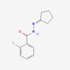 N'-cyclopentylidene-2-iodobenzohydrazide