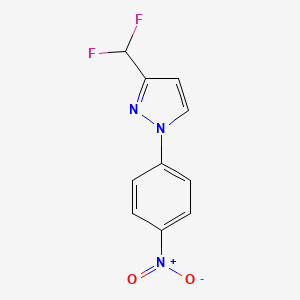 3-(Difluoromethyl)-1-(4-nitrophenyl)-1H-pyrazole