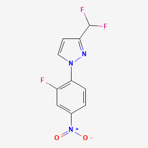 3-(Difluoromethyl)-1-(2-fluoro-4-nitrophenyl)-1H-pyrazole