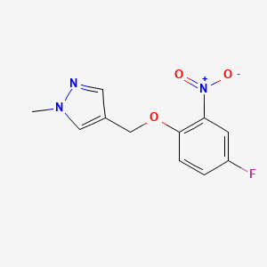 4-[(4-fluoro-2-nitrophenoxy)methyl]-1-methyl-1H-pyrazole