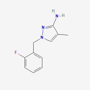 1-(2-fluorobenzyl)-4-methyl-1H-pyrazol-3-amine