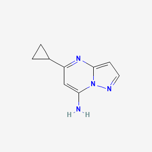 5-Cyclopropylpyrazolo[1,5-a]pyrimidin-7-amine