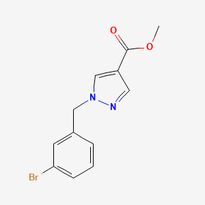 methyl 1-(3-bromobenzyl)-1H-pyrazole-4-carboxylate