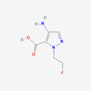 4-amino-1-(2-fluoroethyl)-1H-pyrazole-5-carboxylic acid