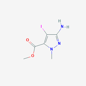 Methyl 3-amino-4-iodo-1-methyl-1H-pyrazole-5-carboxylate