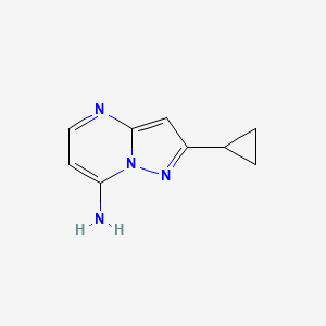 2-Cyclopropylpyrazolo[1,5-a]pyrimidin-7-amine