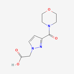 [3-(morpholin-4-ylcarbonyl)-1H-pyrazol-1-yl]acetic acid