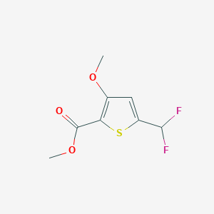 Methyl 5-(difluoromethyl)-3-methoxythiophene-2-carboxylate