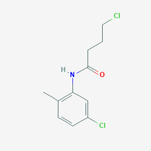 4-chloro-N-(5-chloro-2-methylphenyl)butanamide