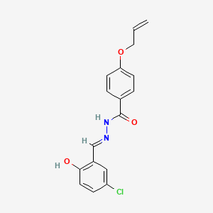 N'-[(E)-(5-chloro-2-hydroxyphenyl)methylidene]-4-(prop-2-en-1-yloxy)benzohydrazide