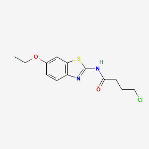 4-chloro-N-(6-ethoxy-1,3-benzothiazol-2-yl)butanamide