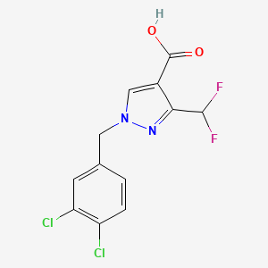 1-(3,4-Dichlorobenzyl)-3-(difluoromethyl)-1H-pyrazole-4-carboxylic acid