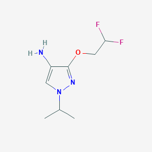 3-(2,2-difluoroethoxy)-1-(propan-2-yl)-1H-pyrazol-4-amine