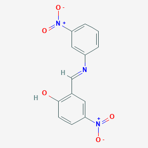 Phenol, 4-nitro-2-(3-nitrophenyliminomethyl)-