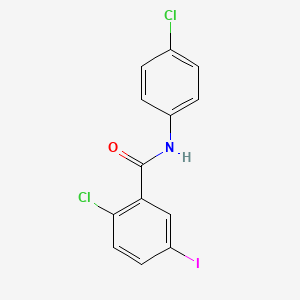 2-chloro-N-(4-chlorophenyl)-5-iodobenzamide