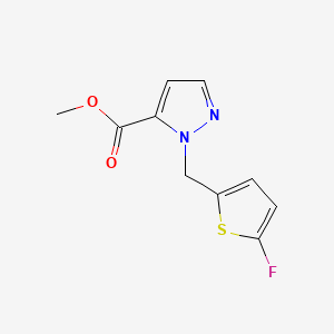 Methyl 1-[(5-fluoro-2-thienyl)methyl]-1h-pyrazole-5-carboxylate