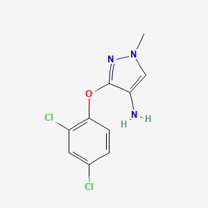 3-(2,4-dichlorophenoxy)-1-methyl-1H-pyrazol-4-amine