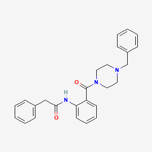 N-{2-[(4-benzylpiperazin-1-yl)carbonyl]phenyl}-2-phenylacetamide