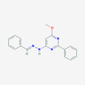 4-[(2E)-2-benzylidenehydrazinyl]-6-methoxy-2-phenylpyrimidine