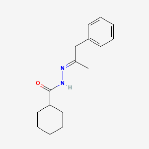 N'-(1-methyl-2-phenylethylidene)cyclohexanecarbohydrazide