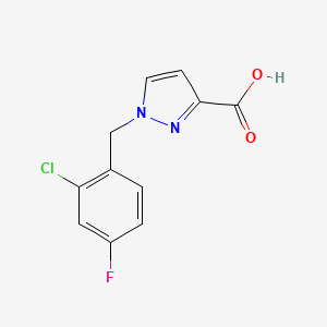 1-(2-Chloro-4-fluorobenzyl)-1H-pyrazole-3-carboxylic acid