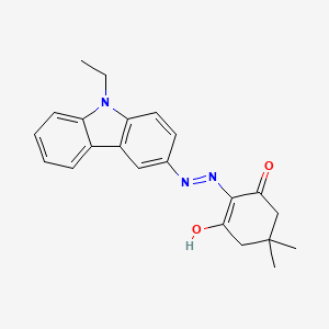 2-[2-(9-Ethyl-9H-carbazol-3-YL)hydrazono]-5,5-dimethyl-1,3-cyclohexanedione