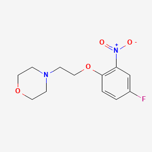 4-[2-(4-Fluoro-2-nitrophenoxy)ethyl]morpholine