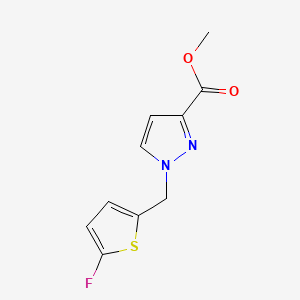 methyl 1-[(5-fluorothiophen-2-yl)methyl]-1H-pyrazole-3-carboxylate