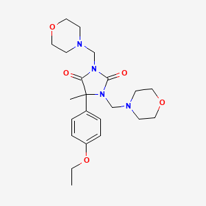 1,3-Bis(morpholinomethyl)-5-(p-ethoxyphenyl)-5-methylhydantoin