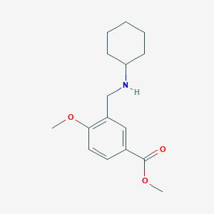 Methyl 3-[(cyclohexylamino)methyl]-4-methoxybenzoate