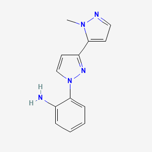 2-(2'-Methyl-1H,2'H-3,3'-bipyrazol-1-yl)aniline