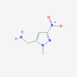 (1-Methyl-3-nitro-1H-pyrazol-5-yl)methanamine