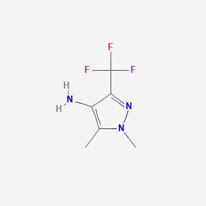 1,5-dimethyl-3-(trifluoromethyl)-1H-pyrazol-4-amine