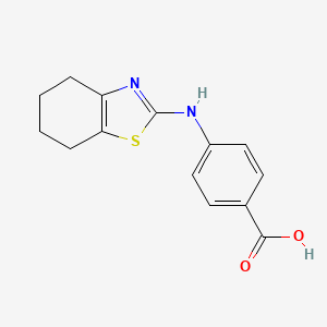 4-(4,5,6,7-Tetrahydro-1,3-benzothiazol-2-ylamino)benzoic acid