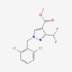 Methyl 1-(2,6-dichlorobenzyl)-3-(difluoromethyl)-1H-pyrazole-4-carboxylate