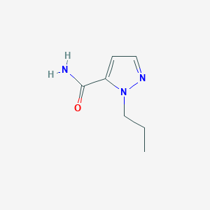 molecular formula C7H11N3O B10907536 1-Propyl-1H-pyrazole-5-carboxamide 