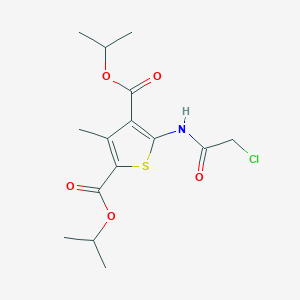 Dipropan-2-yl 5-[(chloroacetyl)amino]-3-methylthiophene-2,4-dicarboxylate