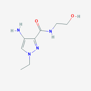 4-Amino-1-ethyl-N-(2-hydroxyethyl)-1H-pyrazole-3-carboxamide