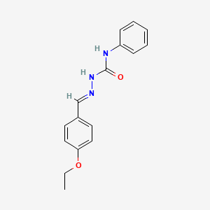 (2E)-2-(4-ethoxybenzylidene)-N-phenylhydrazinecarboxamide