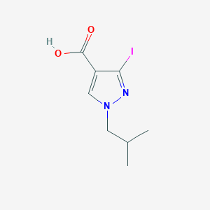 3-Iodo-1-isobutyl-1H-pyrazole-4-carboxylic acid