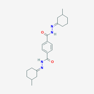 N'~1~,N'~4~-bis[(1E)-3-methylcyclohexylidene]benzene-1,4-dicarbohydrazide