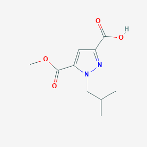 1-Isobutyl-5-(methoxycarbonyl)-1H-pyrazole-3-carboxylic acid