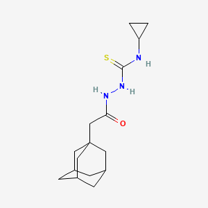 2-[2-(1-Adamantyl)acetyl]-N~1~-cyclopropyl-1-hydrazinecarbothioamide